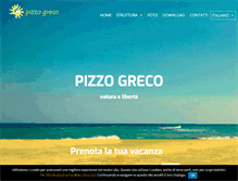 Tablet Screenshot of pizzogreco.com